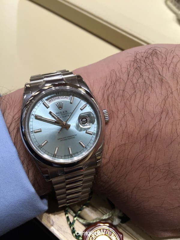 rolex glacier blue dial