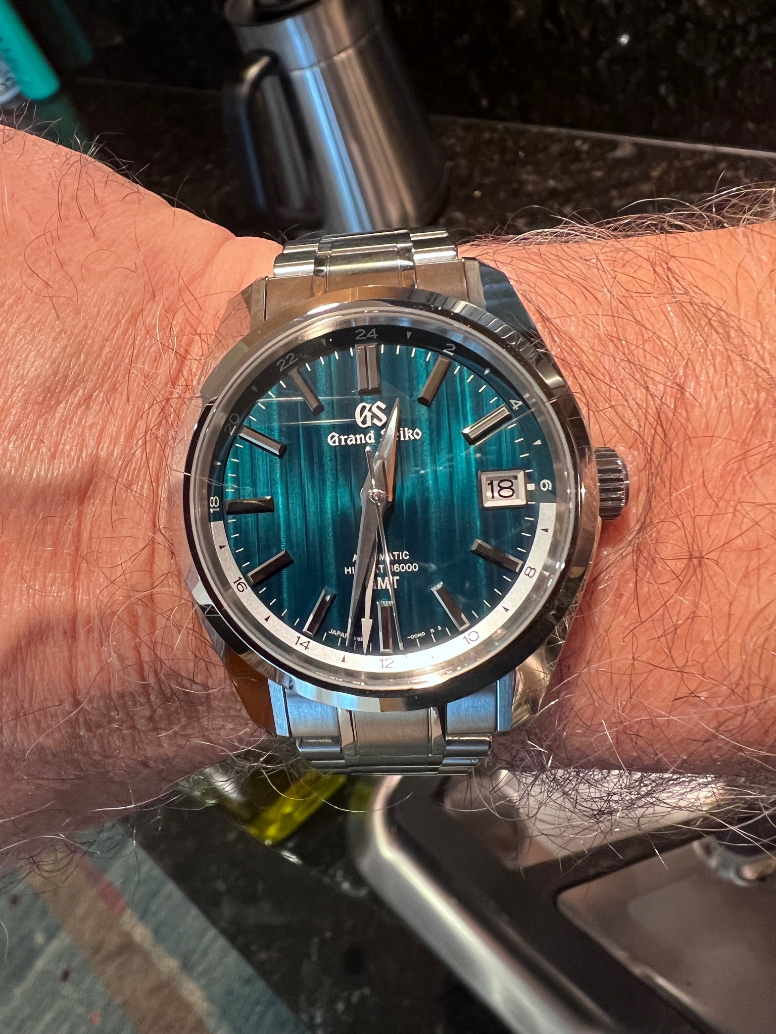 Seiko - This Grand Seiko has an amazing dial (in my humble opinion.)