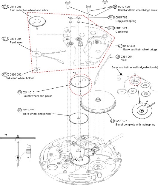 seiko automatic movement list