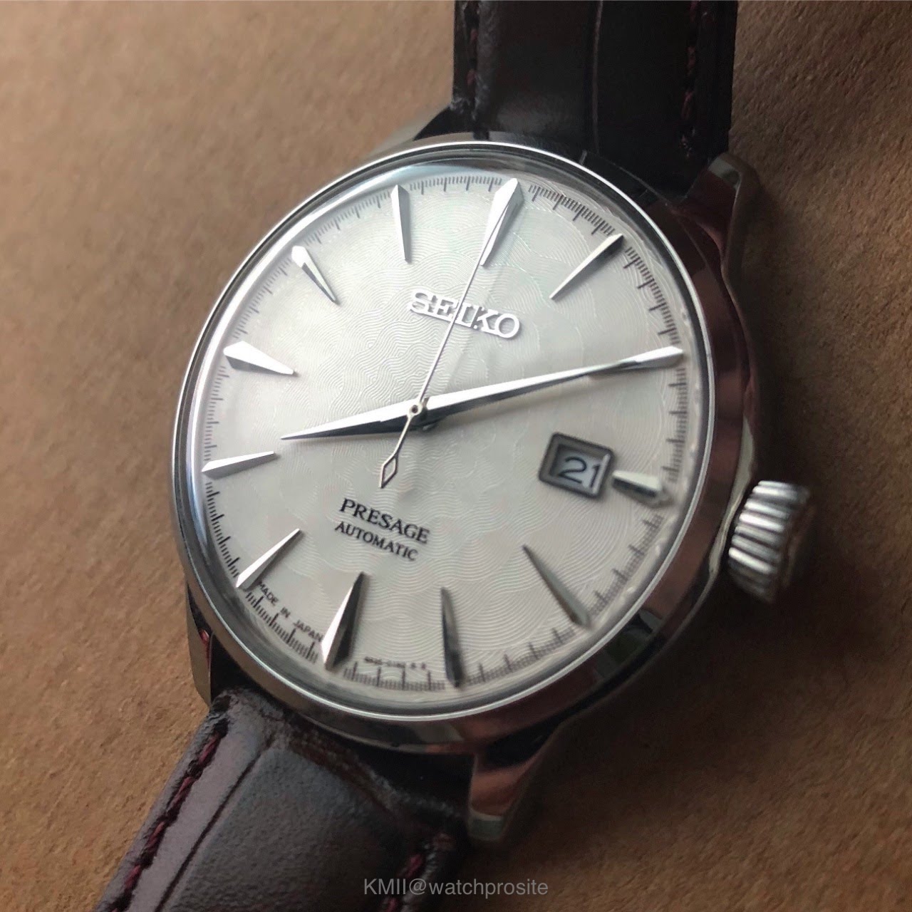 Seiko - Quick shot of the Seiko Presage Cocktail Time SRPC03 Sakura Fubuki