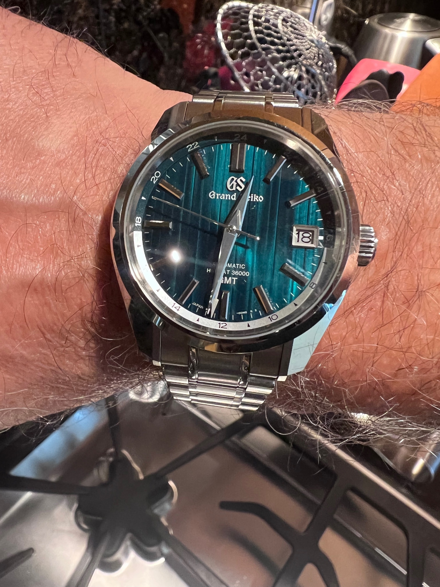 Seiko - This Grand Seiko has an amazing dial (in my humble opinion.)