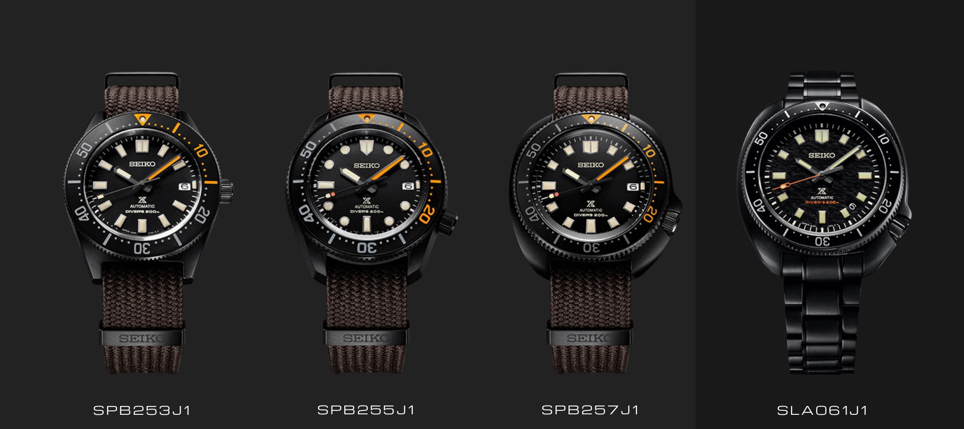 Seiko - Just a few hours since the last Seiko release; here are the new  Prospex Black Series Divers