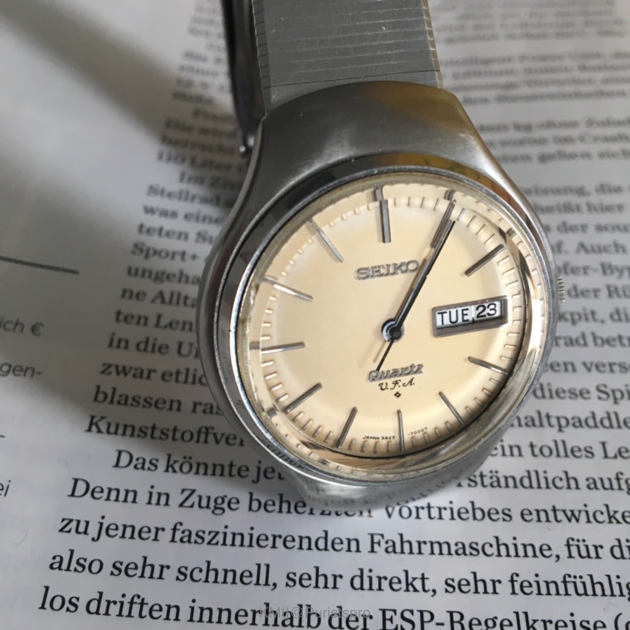 Seiko - A little piece of history - the Seiko 3823-7000 VFA Quartz from 1971