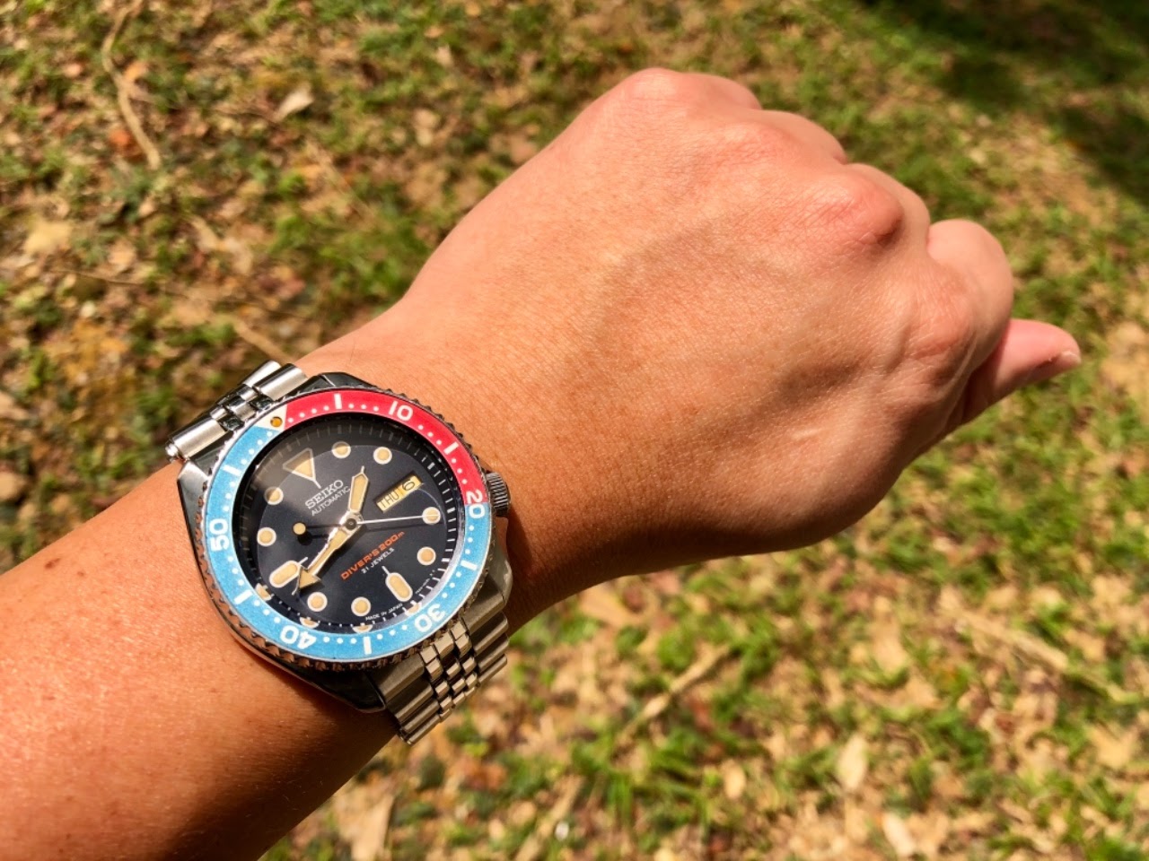 Seiko skx009 sales on wrist