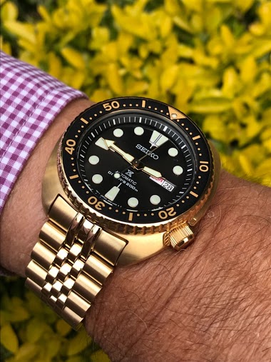 Seiko turtle sales gold jubilee