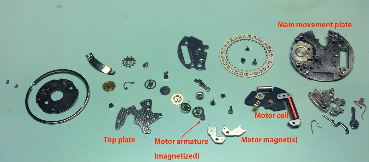 seiko quartz clock mini movement replacement