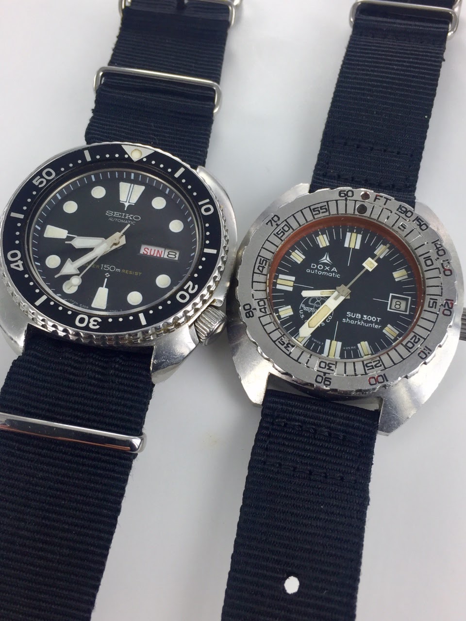 Seiko - Seiko and Doxa a family resemblance. Seiko - Seiko and Doxa a family resemblance.