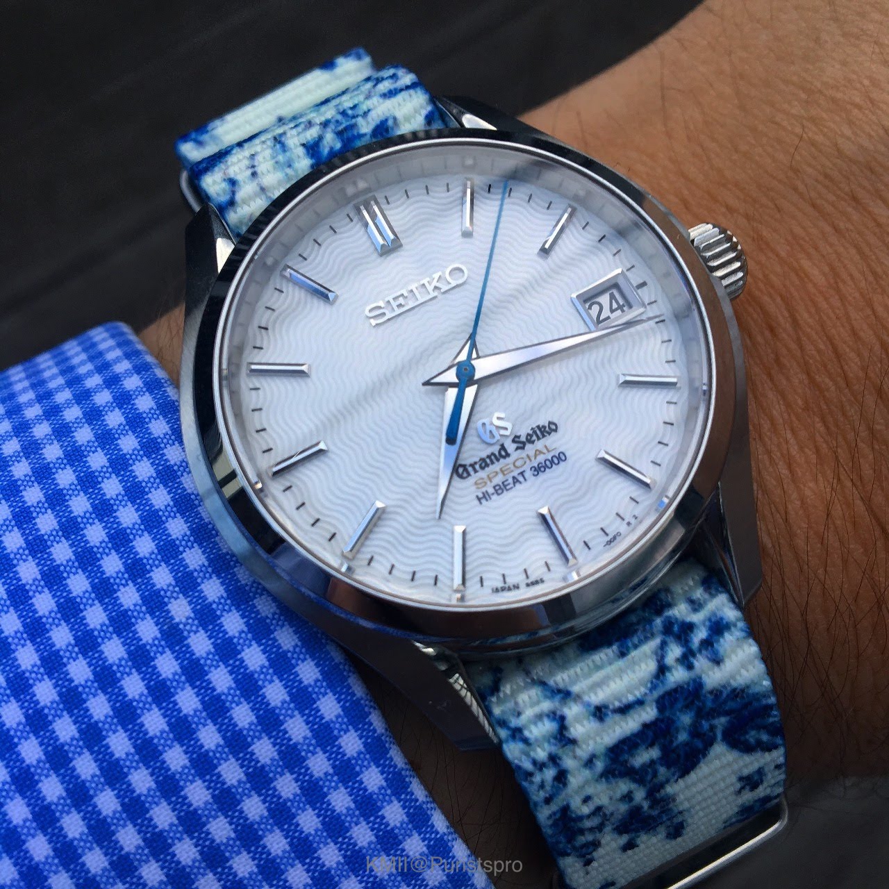 Seiko - The Grand Seiko SBGH035 has also not escaped from the strap  experiment-a-thon