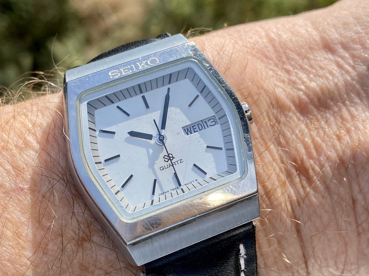 Seiko - I like this watch because the second hand lines up with the minute  markers every tic toc