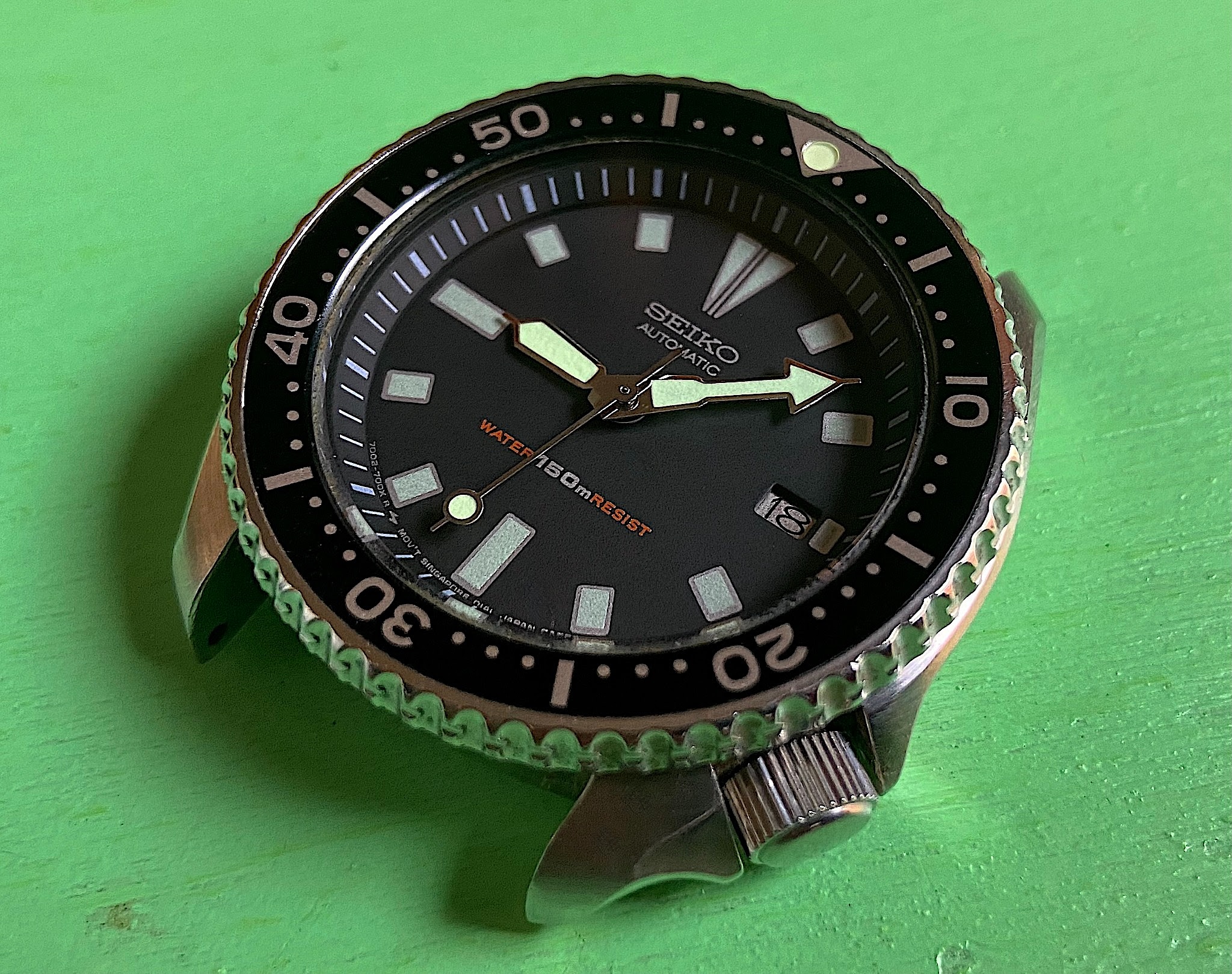 再入荷】 SEIKOセイコーSCUBA 稼働品 7002-7000ペプシ DIVERS 時計