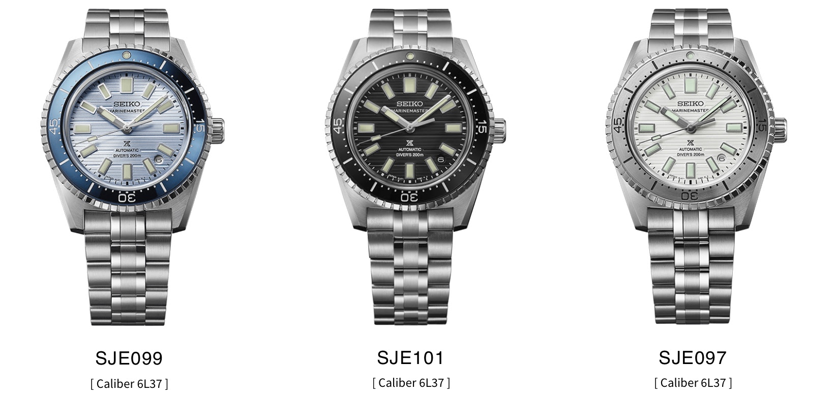 First Look: The Seiko Prospex Marinemaster SJE097, SJE099 & SJE101