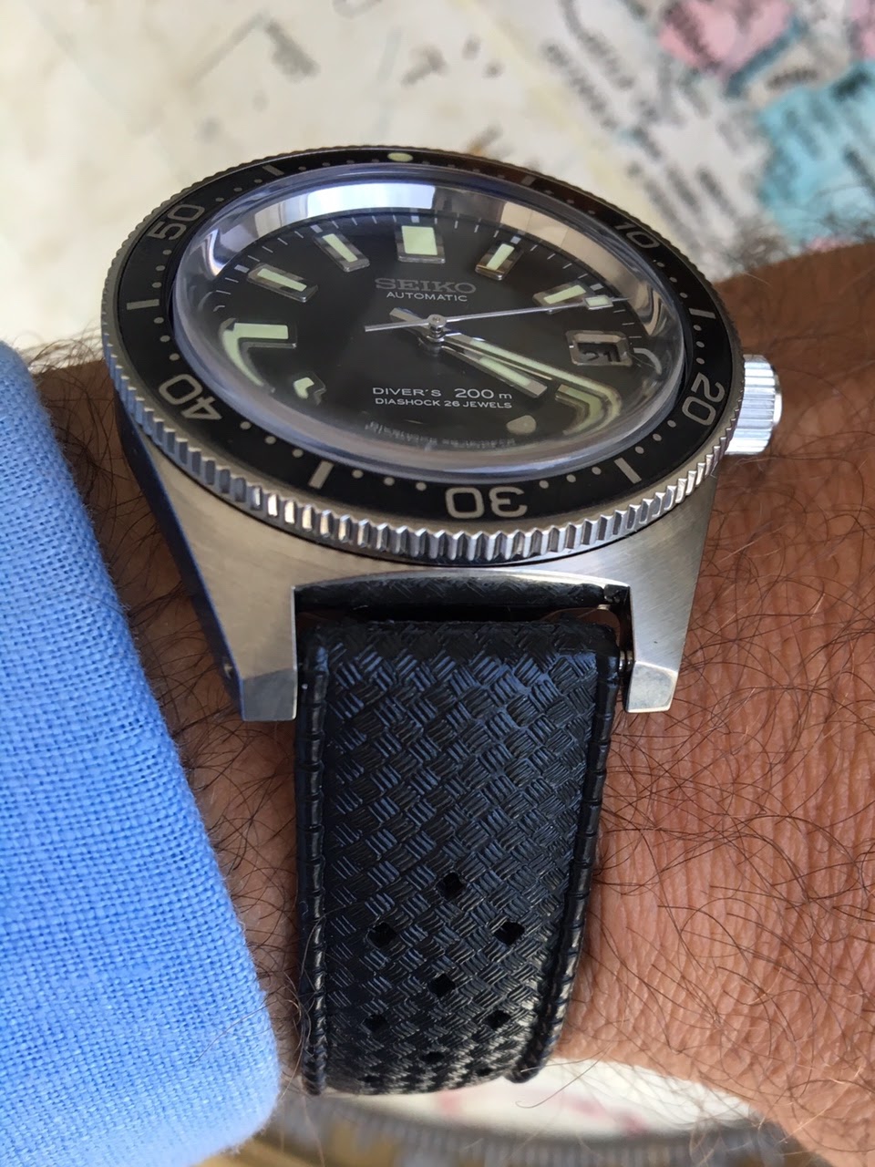 Seiko - SLA 017 on Vintage Tropic Strap