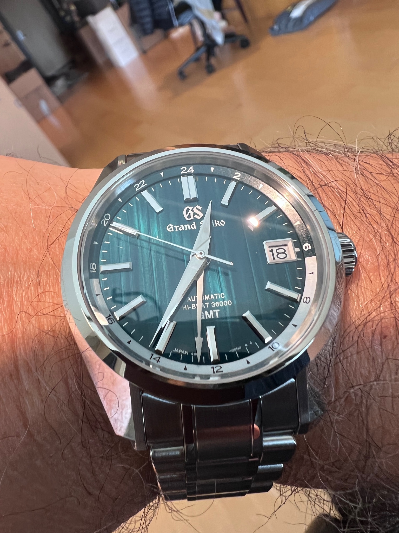 Seiko - This Grand Seiko has an amazing dial (in my humble opinion.)