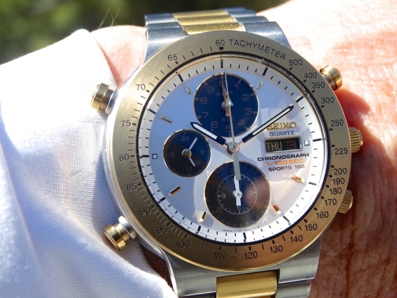 Seiko - SEIKO PROFILE SERIES: 1/100th SECOND ANALOG CHRONOGRAPH