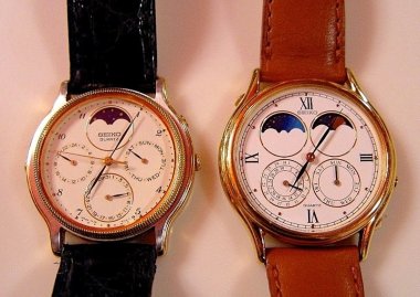 Seiko - SEIKO Moonphase Clocks and Watches