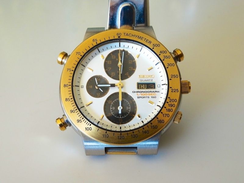 Seiko - SEIKO PROFILE SERIES: 1/100th SECOND ANALOG CHRONOGRAPH