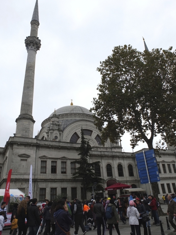 The Mosque outside Dolmabahce Palace