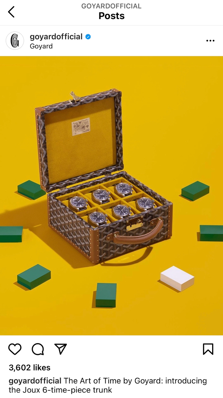 Goyard Watch Box 