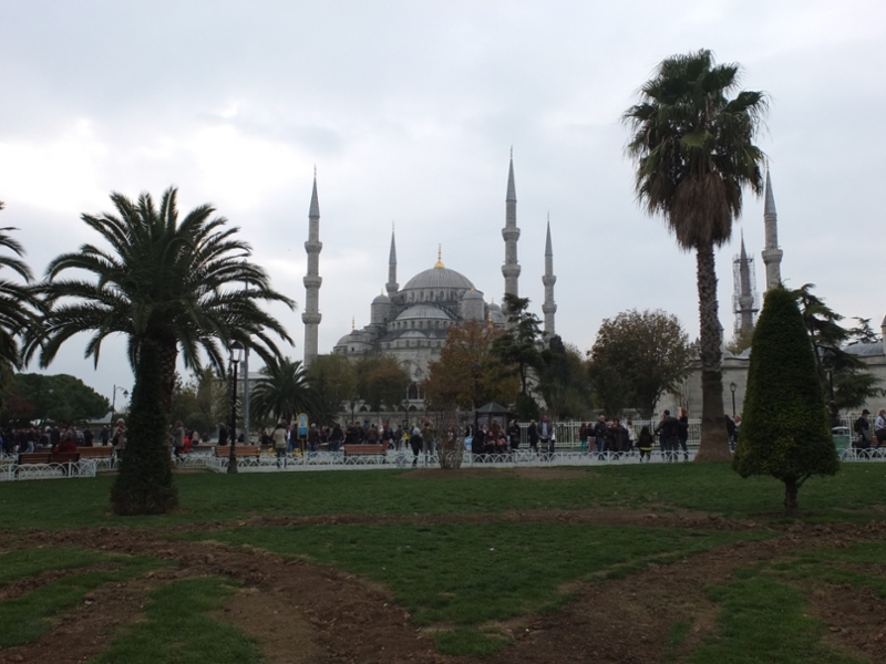 Again, Sultan Ahment Mosque, also known as the Blue Mosque for the color of the tile.