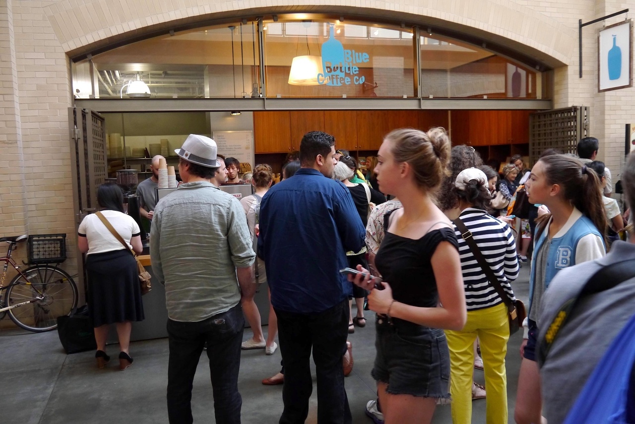 Blue Bottle coffee . Ferry Building