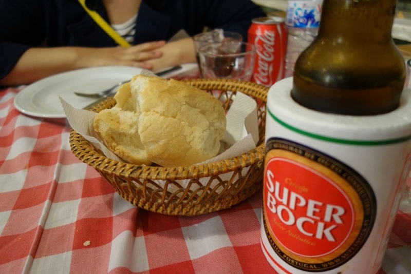 At nite, we move to a Portuguese restaurant. Start the nite with loaves of bread and a super chill Bock beer