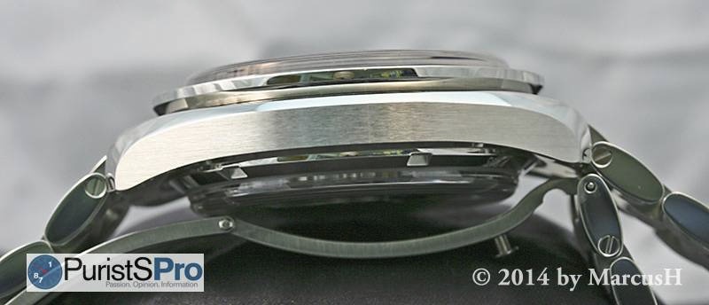 omega speedmaster side view