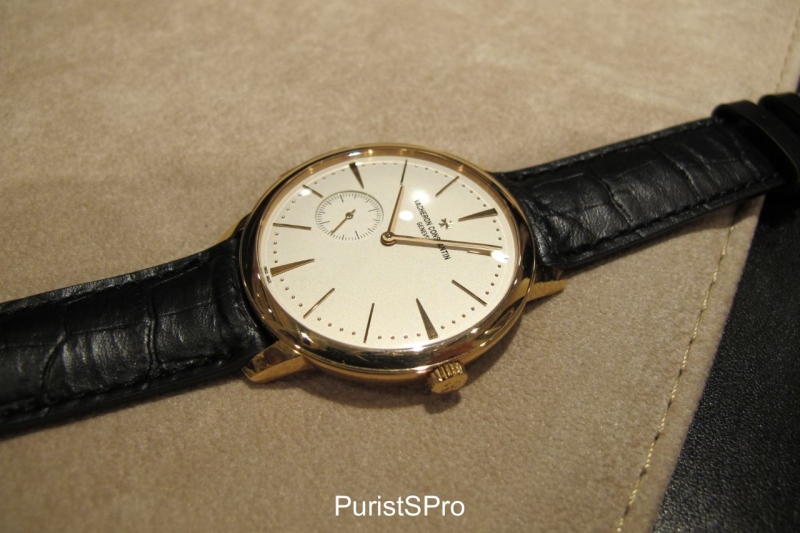 The Vacheron Constantin Patrimony Contemporaine Ultra-Thin Calibre 1731 removed from Mr Torres' wrist!