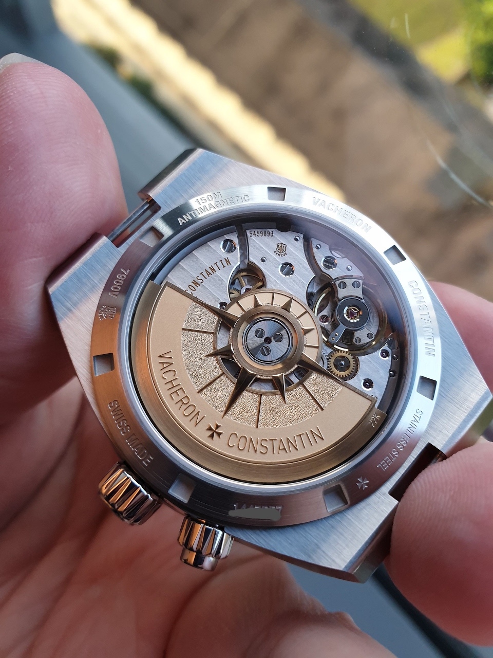 Vacheron Constantin Overseas Chronograph Caseback