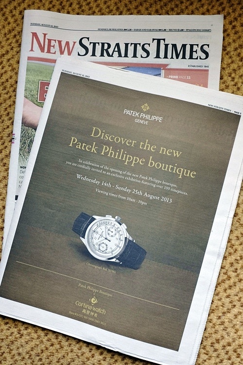 Ceremonial opening of Patek Philippe boutique with the