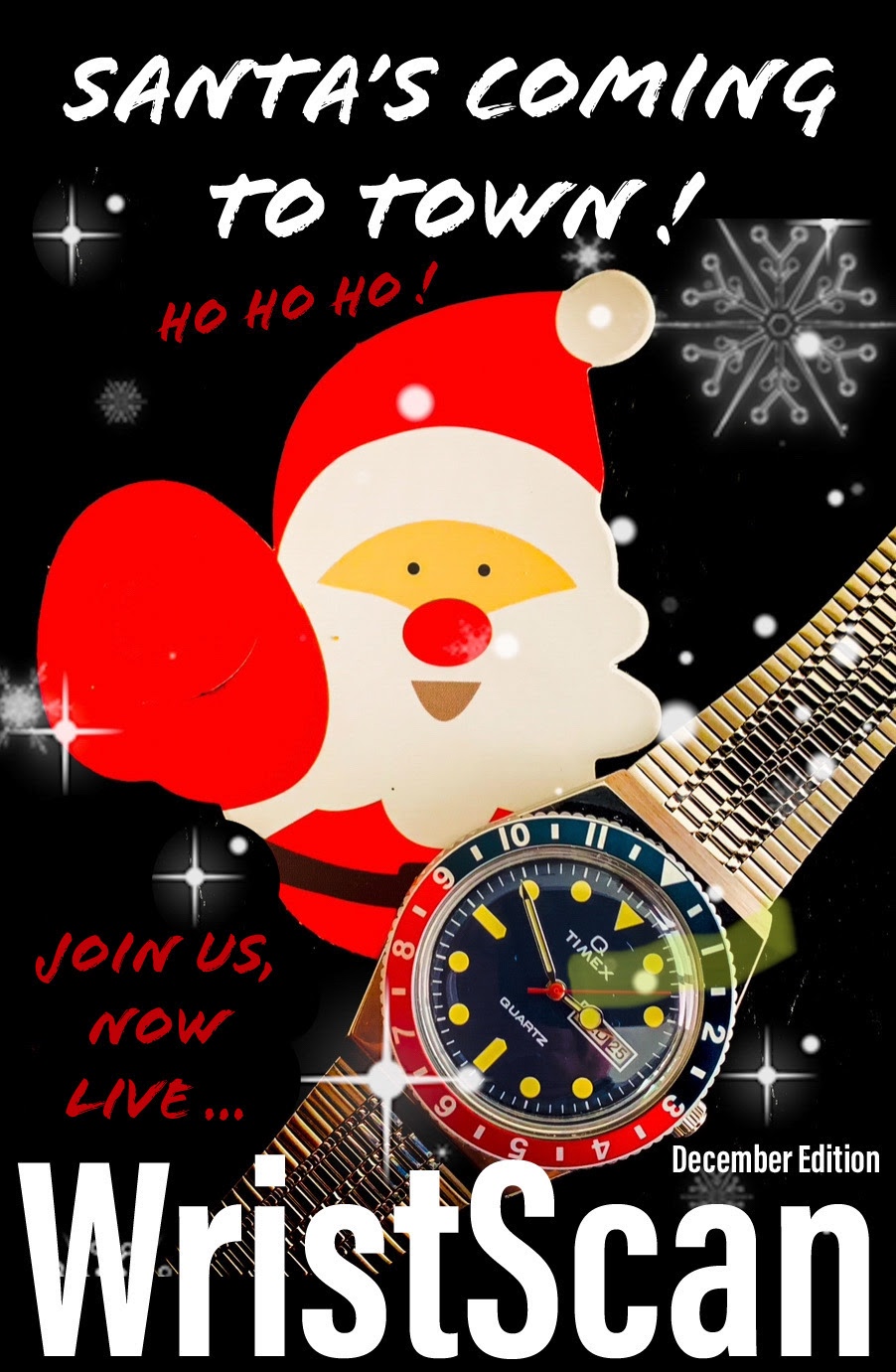 WristScan - WS event for this weekend is: “Santa's coming to town