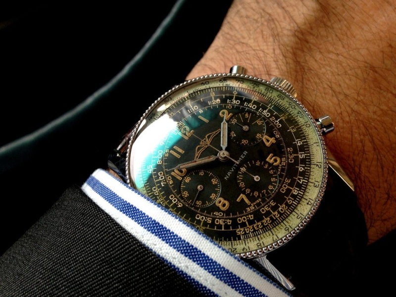 Third, this stunning patinated 1955 806 V1b from WatchFred