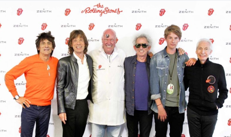 Zenith partners with the Stones for their latest, and hopefully last tour