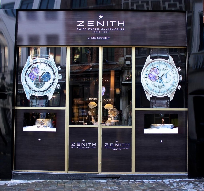 Zenith Pop-up Store in Brussels