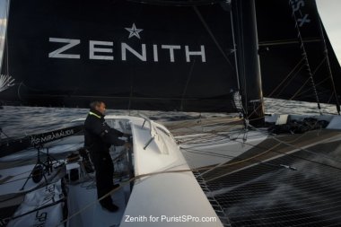Yann Guichard, Spindrift 2, and Zenith in Saint-Malo