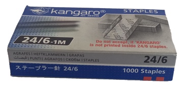 24/6 Kangaroo Staples (1000 pieces)