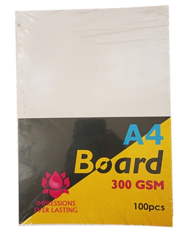 A4 Board 300gms (Ivory Paper) - 100 Pcs