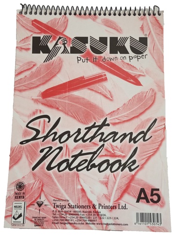 Kasuku A5 Shorthand Notebook