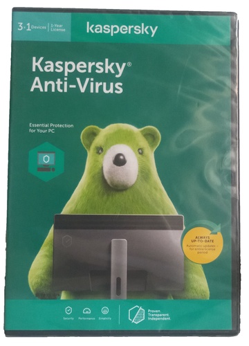 Kaspersky Anti-Virus (3 Devices + 1Free)