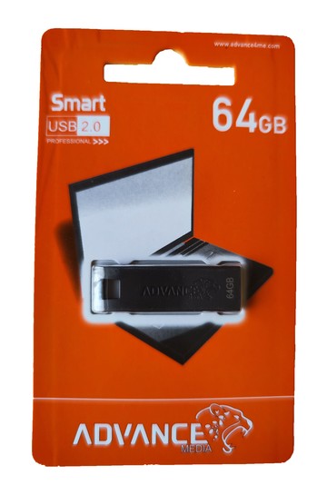 64 GB ADVANCE SMART FLASH DISK (Metallic)