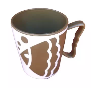 6pc Fish 400ml Plastic Mugs (Cups)
