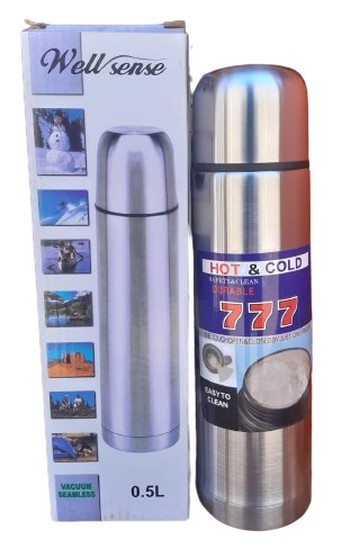 0.5ltrs Well Sense Steel Vacuum Bottle (Thermos Flask)