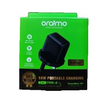 Oraimo Type C Phone Charger | 10W Portable Charging 
