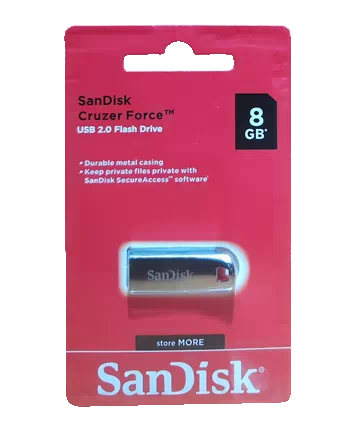 8 GB SanDisk Cruzer Force USB 2.0 Flash Drive