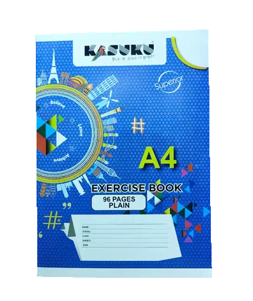Kasuku A4 96 Pages Plain Exercise Book | Drawing Book