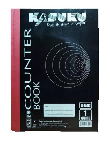 96 Pages A4 Kasuku Hard Cover Counter Book | 1 Quire | Hardcover