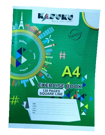 Kasuku Superior A4 120 Pages Square Line Exercise Book