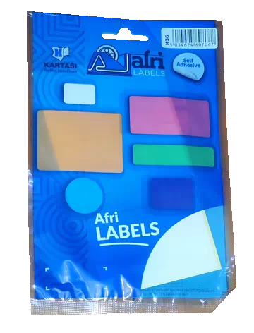 K36 Afri Labels White | Sticker Labels 