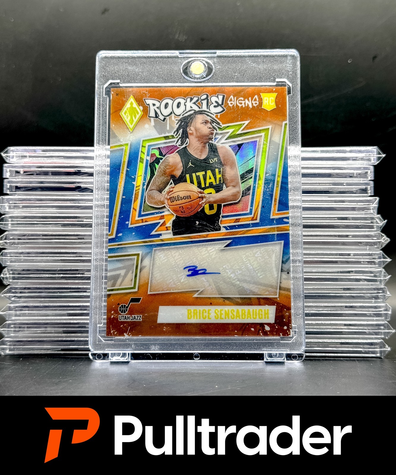 2023-24 Panini Phoenix Brice Sensabaugh Rookie Signs Oasis