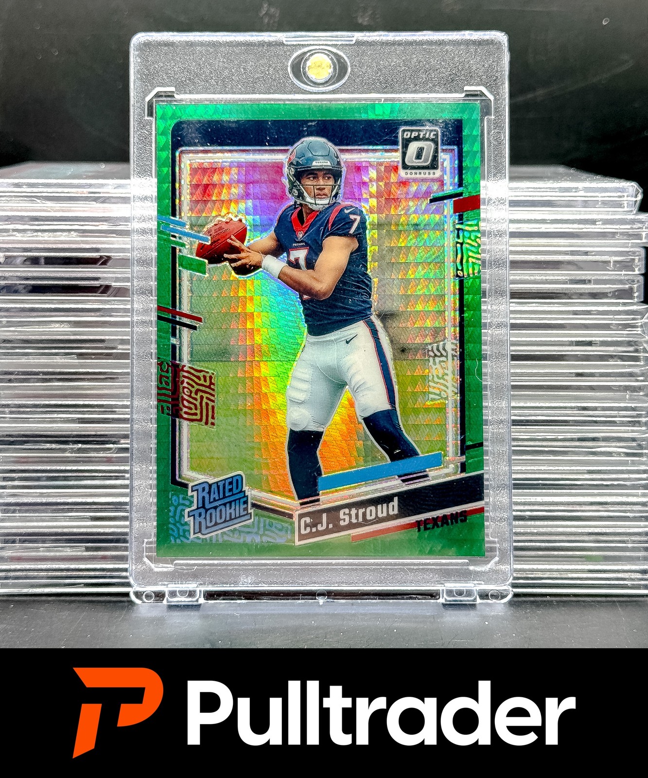 2023 Donruss Optic C.J. Stroud Green Hyper Rookie