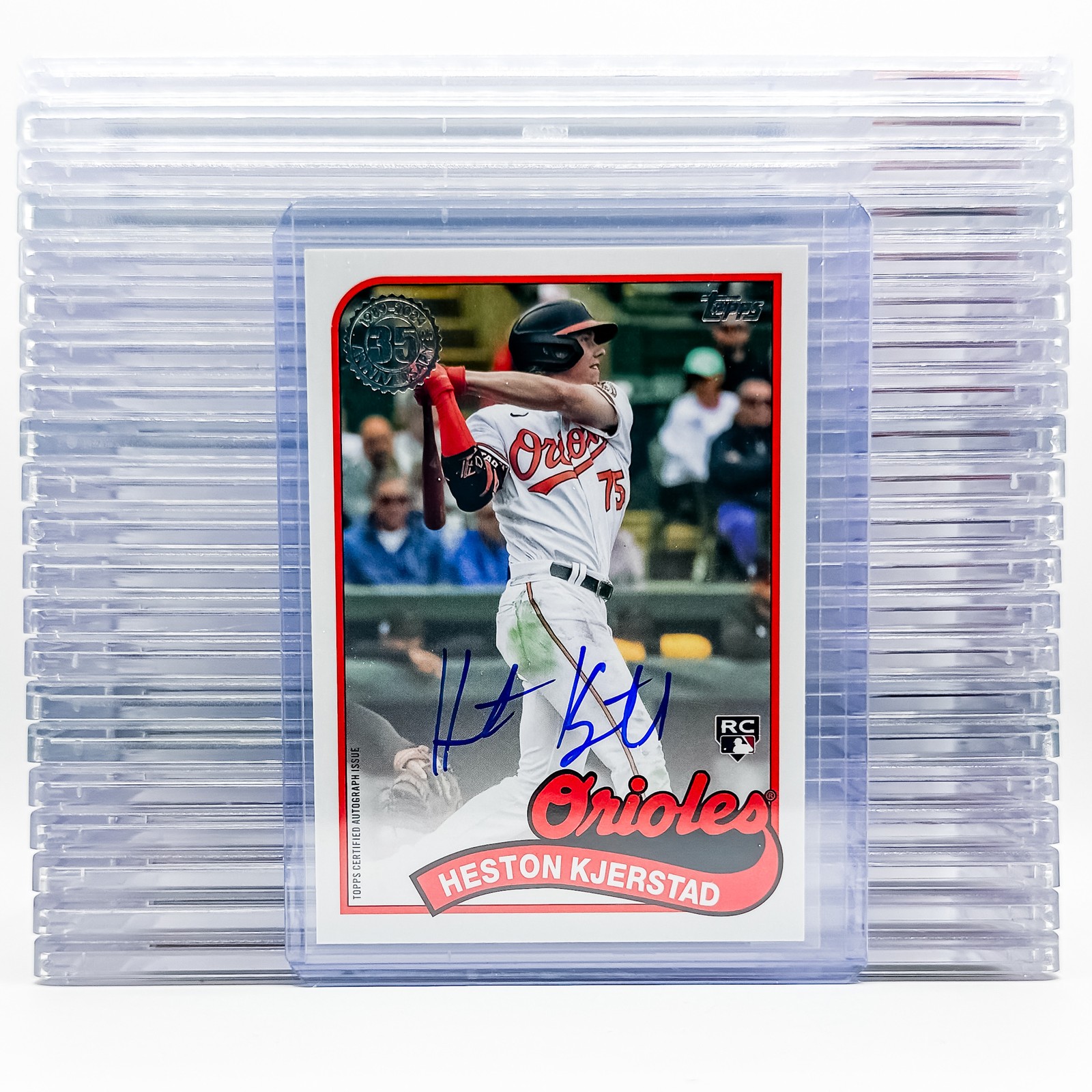 2024 Topps Heston Kjerstad 1989 Topps Baseball 35th Anniversary Autograph